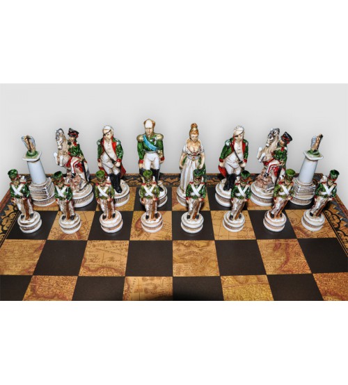 Шахові фігури - "Battaglia di Borodino" (Medium size) / "Бородинський бій" (SP1812)