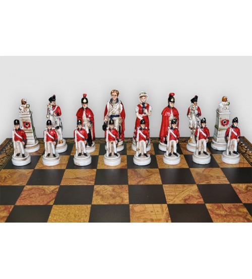 Шахові фігури - "Battaglia di Waterloo" (medium size) / "Битва при Ватерлоо" (SP23-55)