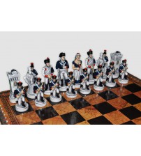Шахматные фигуры - "Battaglia di Waterloo" (small size) / "Битва при Ватерлоо" (SP3659)